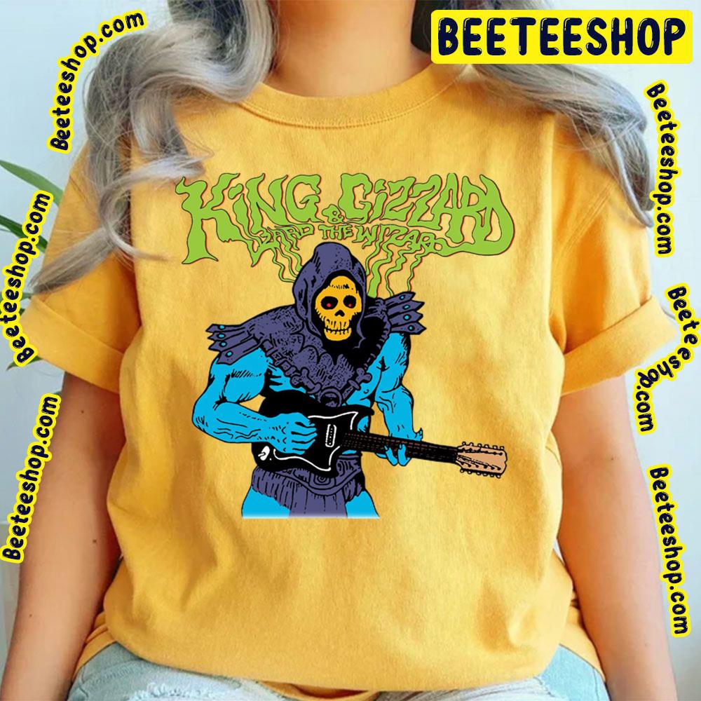 Playing Guiter King Gizzard And The Lizard Wizard Trending Unisex T-Shirt Playing Guiter King Gizzard And The Lizard Wizard Trending Unisex T-Shirt