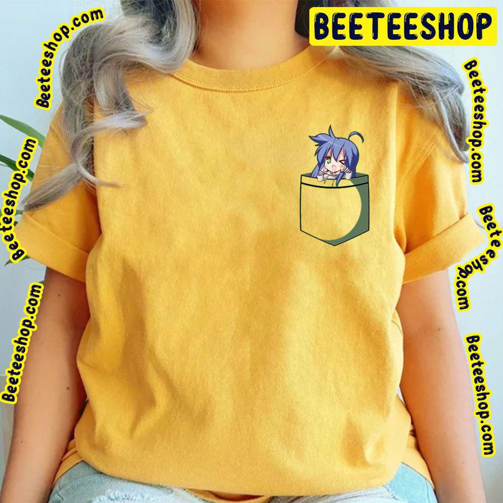 Pocket Konata (Izumi) Lucky Star Trending Unisex T-Shirt Pocket Konata (Izumi) Lucky Star Trending Unisex T-Shirt