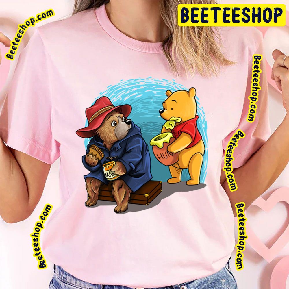 Pooh And Paddington Bear Trending Unisex T-Shirt Pooh And Paddington Bear Trending Unisex T-Shirt