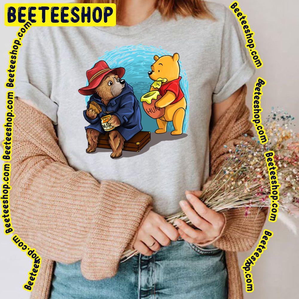 Pooh And Paddington Bear Trending Unisex T-Shirt Pooh And Paddington Bear Trending Unisex T-Shirt