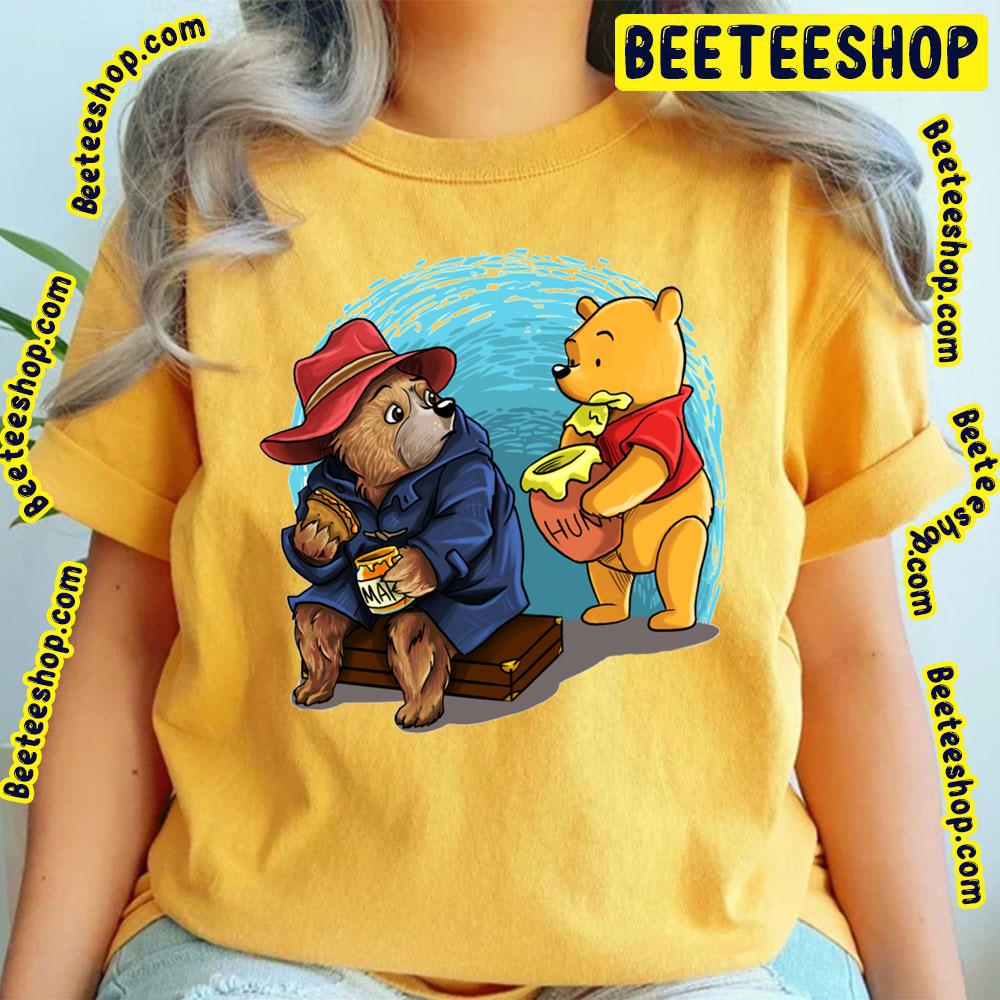 Pooh And Paddington Bear Trending Unisex T-Shirt Pooh And Paddington Bear Trending Unisex T-Shirt