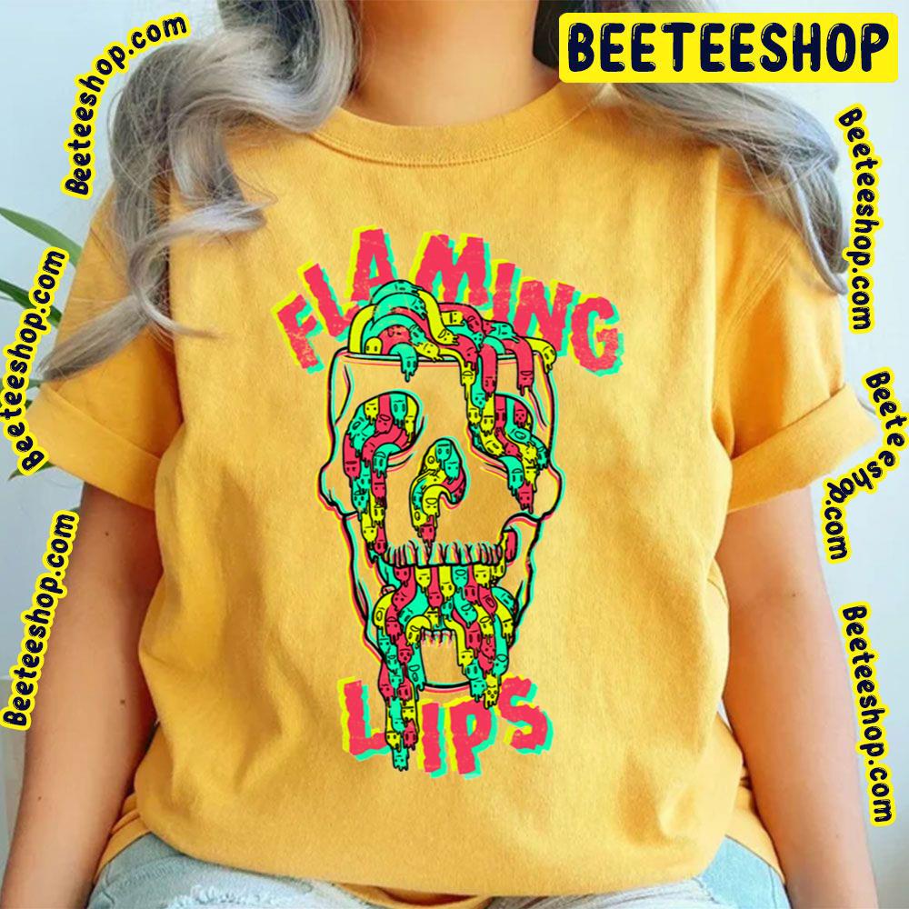 Pop Art Skull The Flaming Lips Trending Unisex T-Shirt Pop Art Skull The Flaming Lips Trending Unisex T-Shirt