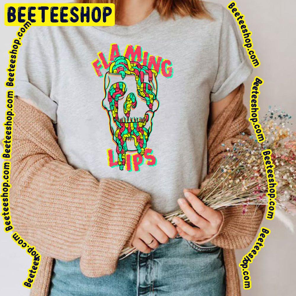 Pop Art Skull The Flaming Lips Trending Unisex T-Shirt Pop Art Skull The Flaming Lips Trending Unisex T-Shirt
