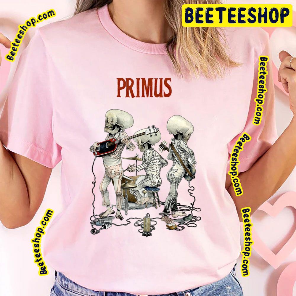 Primus Skeleton Playing On The Guitar Les Claypool Trending Unisex T-Shirt Primus Skeleton Playing On The Guitar Les Claypool Trending Unisex T-Shirt