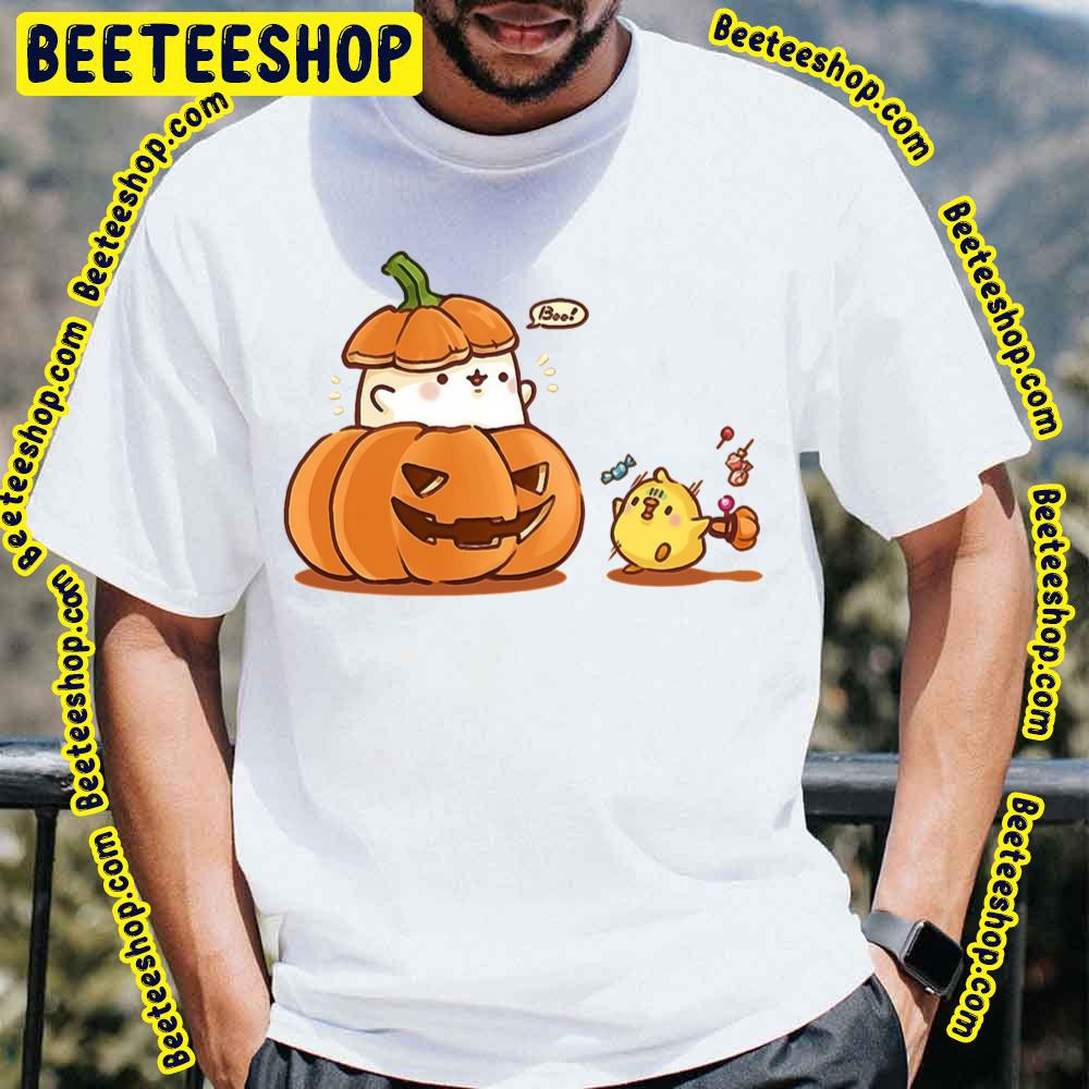 Pumpkin Halloween Bun Molang Trending Unisex T-Shirt Pumpkin Halloween Bun Molang Trending Unisex T-Shirt