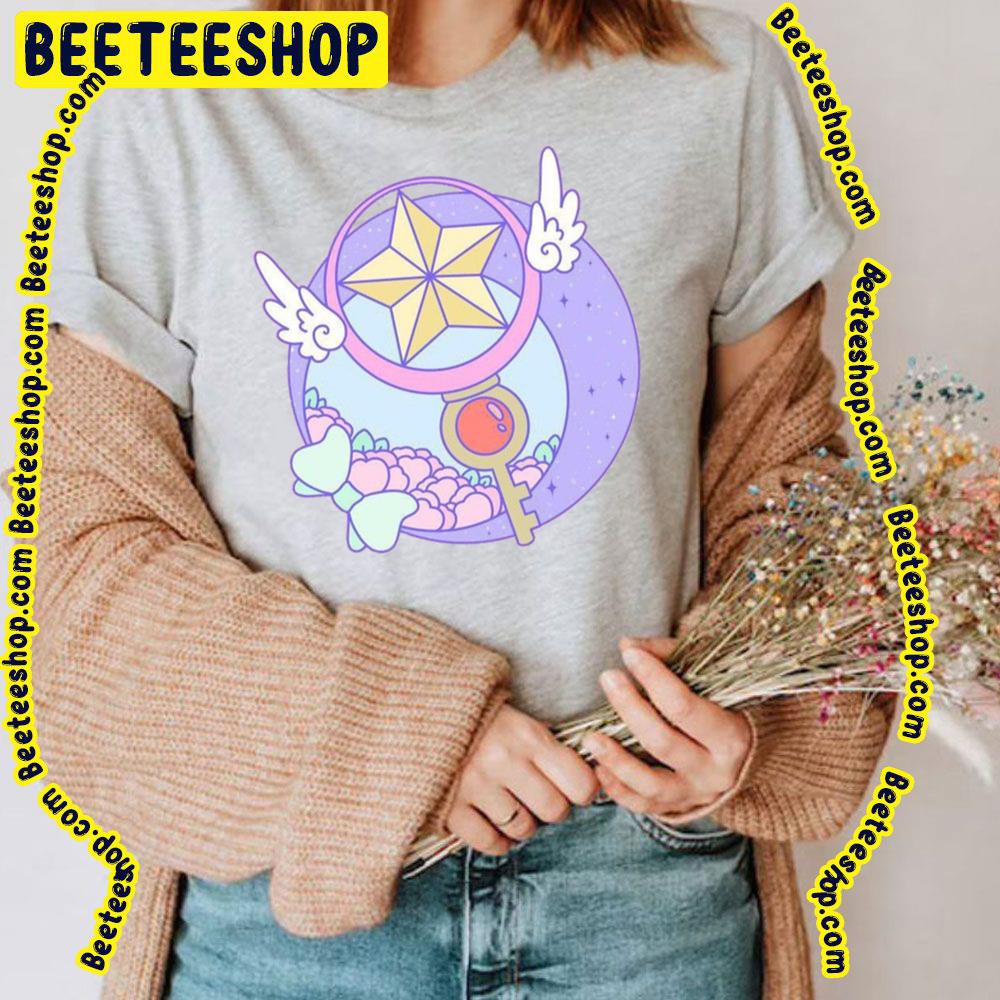 Purple Art Cardcaptor Sakura Key Trending Unisex T-Shirt Purple Art Cardcaptor Sakura Key Trending Unisex T-Shirt