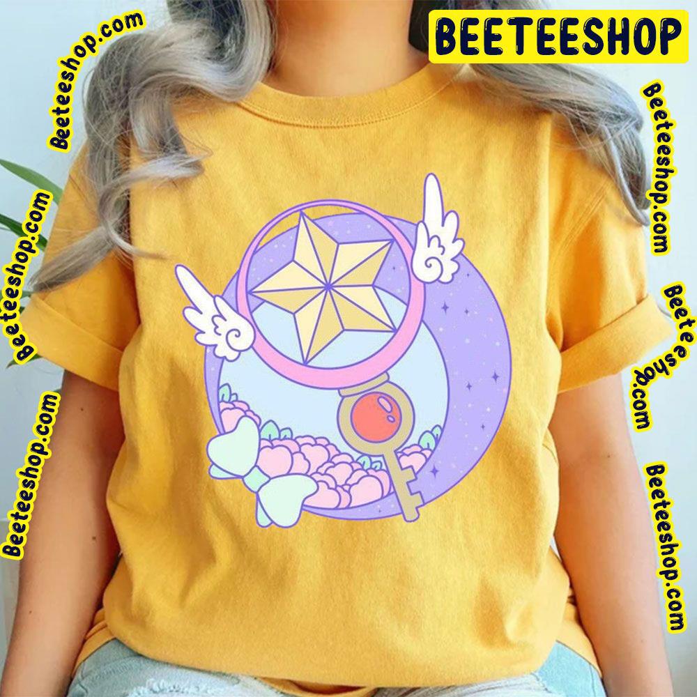 Purple Art Cardcaptor Sakura Key Trending Unisex T-Shirt Purple Art Cardcaptor Sakura Key Trending Unisex T-Shirt