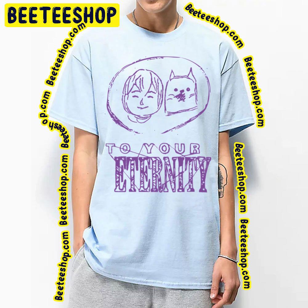 Purple Art To Your Eternity The Boy And The Wolf Trending Unisex T-Shirt Purple Art To Your Eternity The Boy And The Wolf Trending Unisex T-Shirt