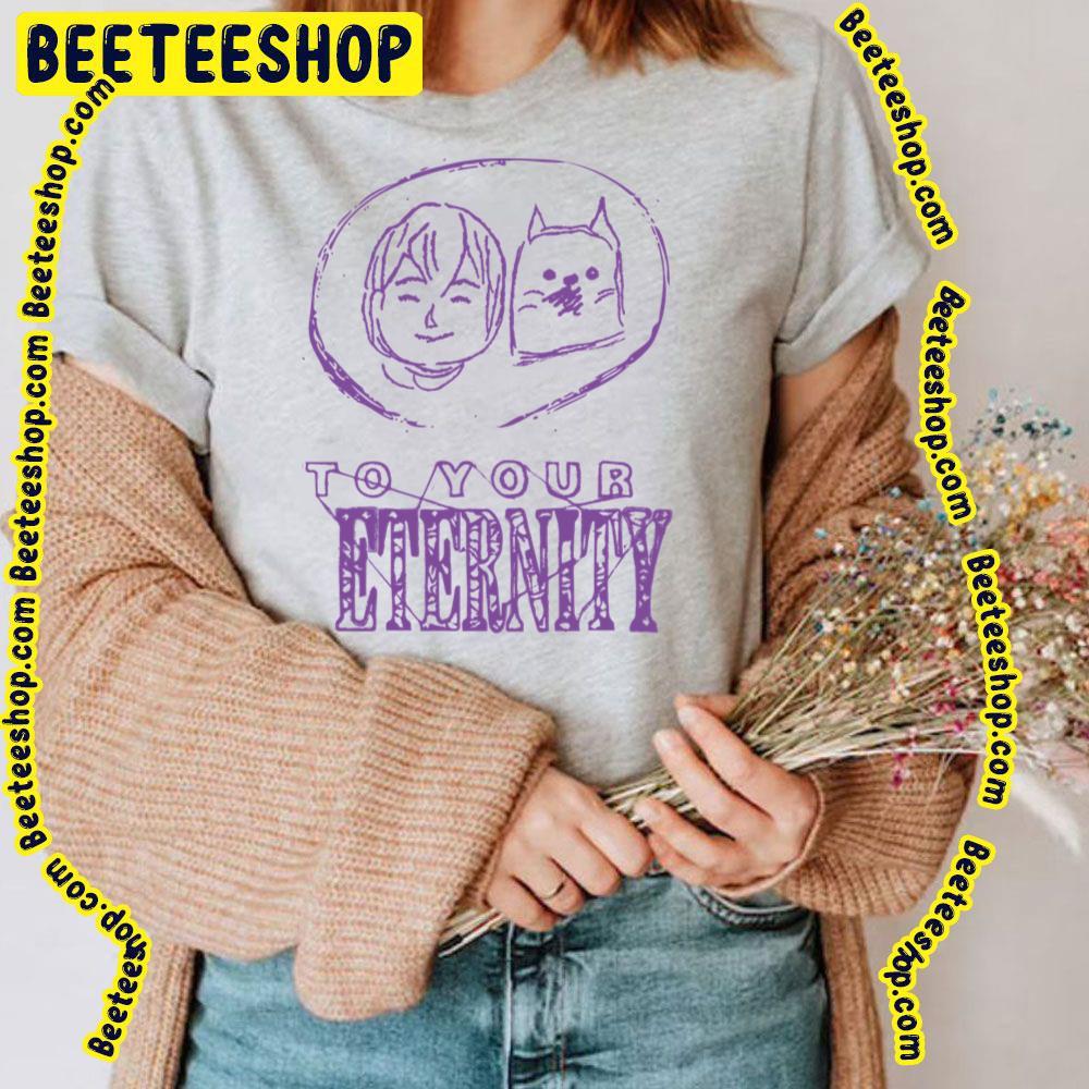 Purple Art To Your Eternity The Boy And The Wolf Trending Unisex T-Shirt Purple Art To Your Eternity The Boy And The Wolf Trending Unisex T-Shirt