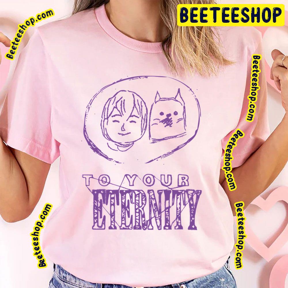 Purple Art To Your Eternity The Boy And The Wolf Trending Unisex T-Shirt Purple Art To Your Eternity The Boy And The Wolf Trending Unisex T-Shirt