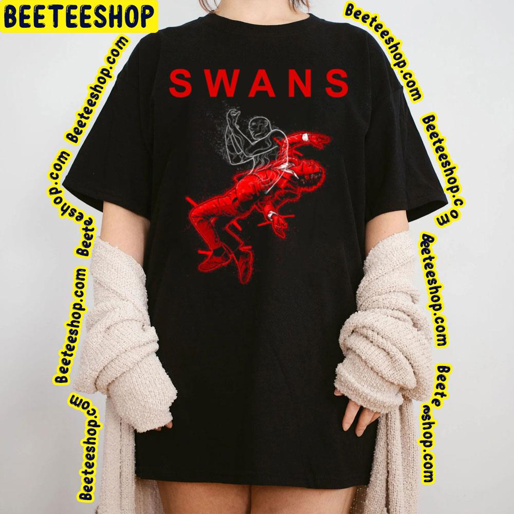 Red Art Swans Trending Unisex T-Shirt Red Art Swans Trending Unisex T-Shirt