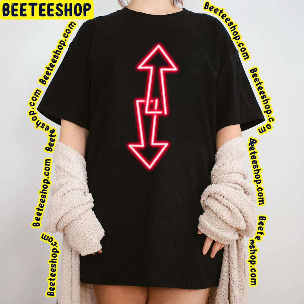 Red Neon Arrow Lookism Park Symbol Trending Unisex T-Shirt Red Neon Arrow Lookism Park Symbol Trending Unisex T-Shirt