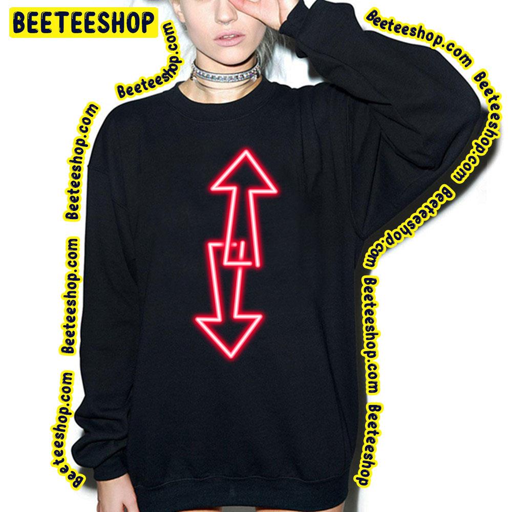 Red Neon Arrow Lookism Park Symbol Trending Unisex T-Shirt Red Neon Arrow Lookism Park Symbol Trending Unisex T-Shirt
