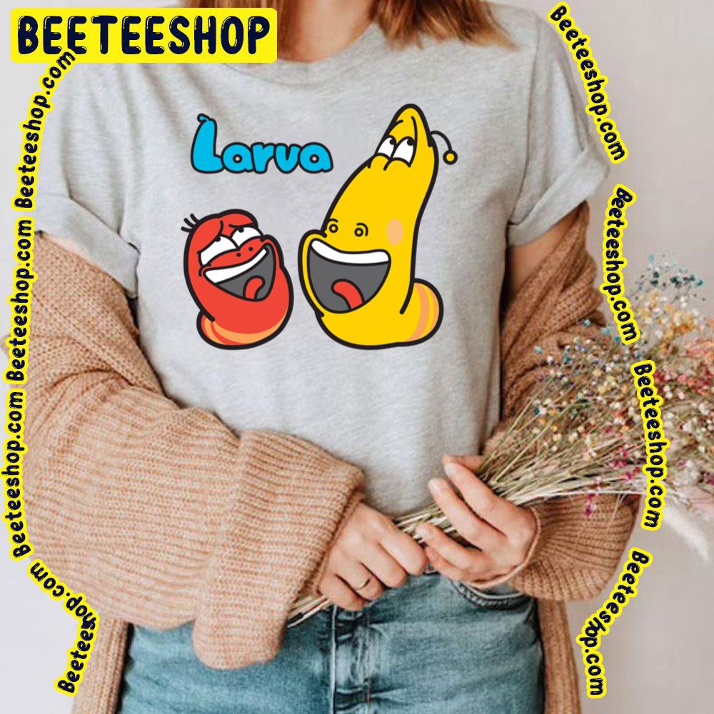 Red Yellow And Friends Larva Cartoon Trending Unisex T-Shirt Red Yellow And Friends Larva Cartoon Trending Unisex T-Shirt