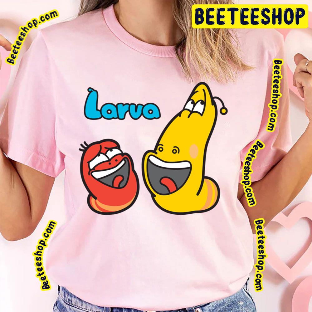 Red Yellow And Friends Larva Cartoon Trending Unisex T-Shirt Red Yellow And Friends Larva Cartoon Trending Unisex T-Shirt