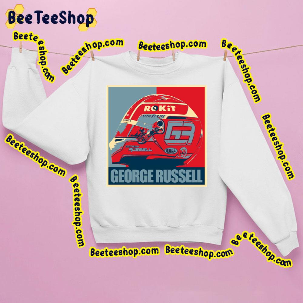 Retro George Russell Mercedes Trending Unisex Sweatshirt Retro George Russell Mercedes Trending Unisex Sweatshirt