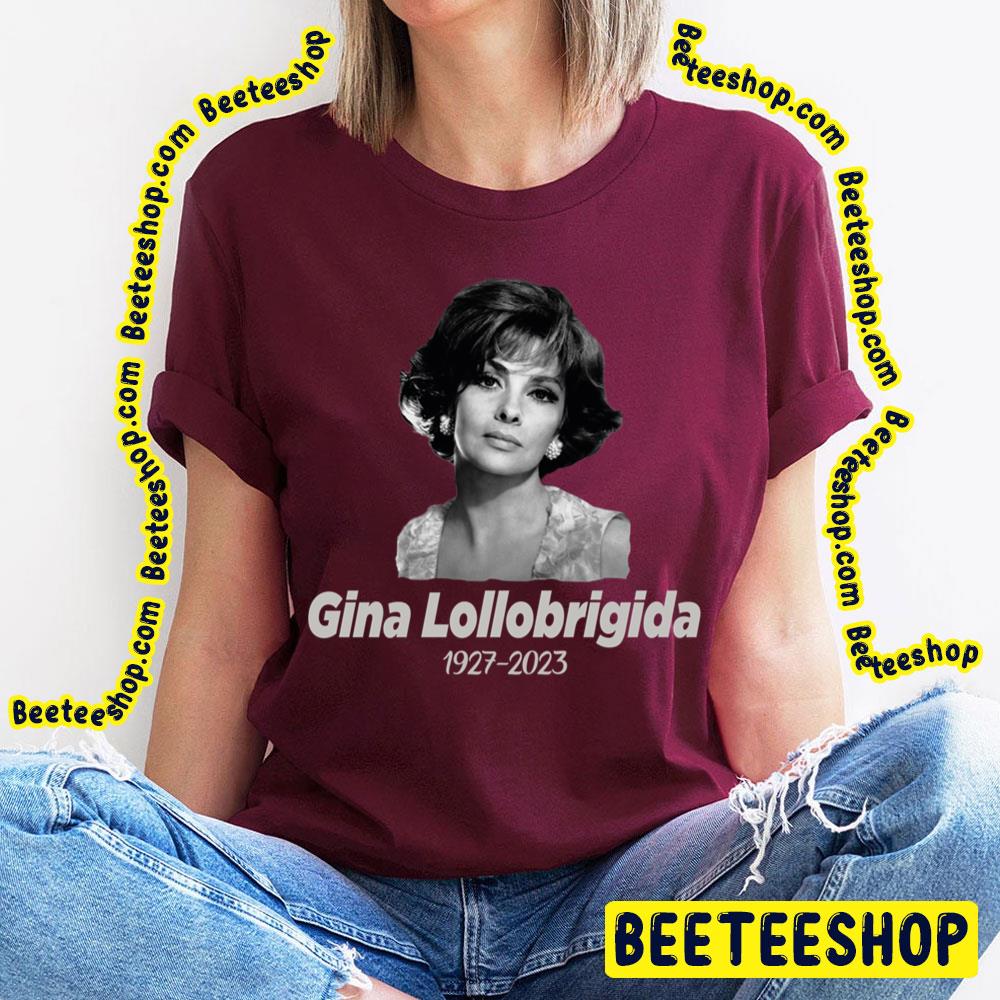 Rip Gina Lollobrigida 1927 2023 Trending Unisex T-Shirt Rip Gina Lollobrigida 1927 2023 Trending Unisex T-Shirt