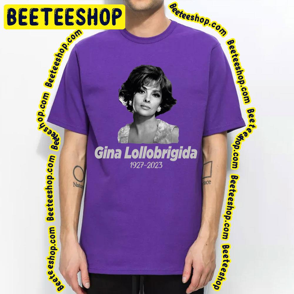 Rip Gina Lollobrigida 1927 2023 Trending Unisex T-Shirt Rip Gina Lollobrigida 1927 2023 Trending Unisex T-Shirt