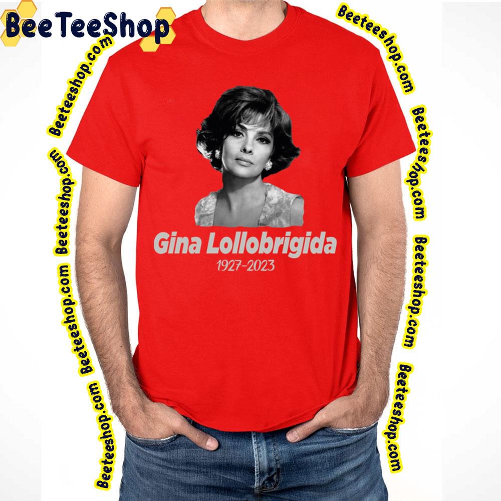Rip Gina Lollobrigida 1927 2023 Trending Unisex T-Shirt Rip Gina Lollobrigida 1927 2023 Trending Unisex T-Shirt