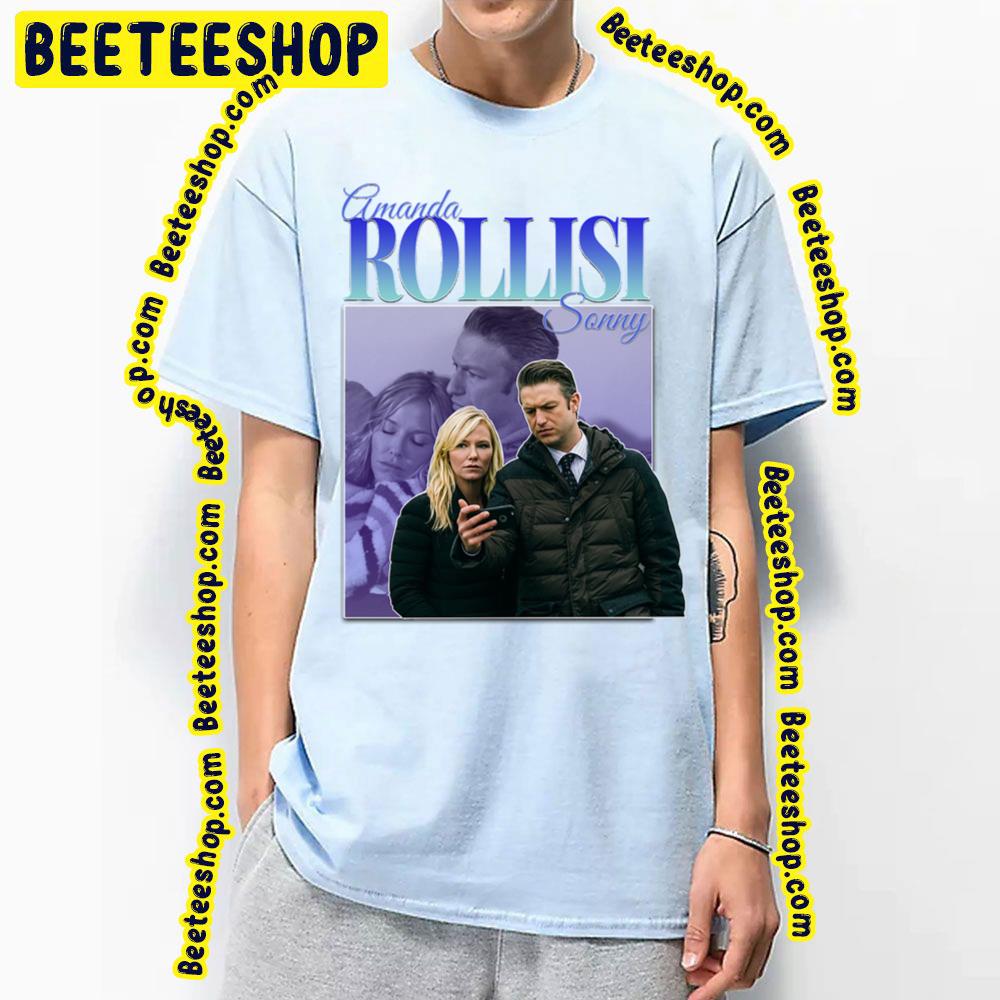 Rollisi Amanda Rollins Sonny Carisi 90s Inspired Vintage Homage Trending Unisex T-Shirt Rollisi Amanda Rollins Sonny Carisi 90s Inspired Vintage Homage Trending Unisex T-Shirt