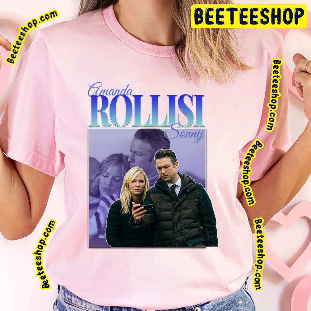 Rollisi Amanda Rollins Sonny Carisi 90s Inspired Vintage Homage Trending Unisex T-Shirt Rollisi Amanda Rollins Sonny Carisi 90s Inspired Vintage Homage Trending Unisex T-Shirt