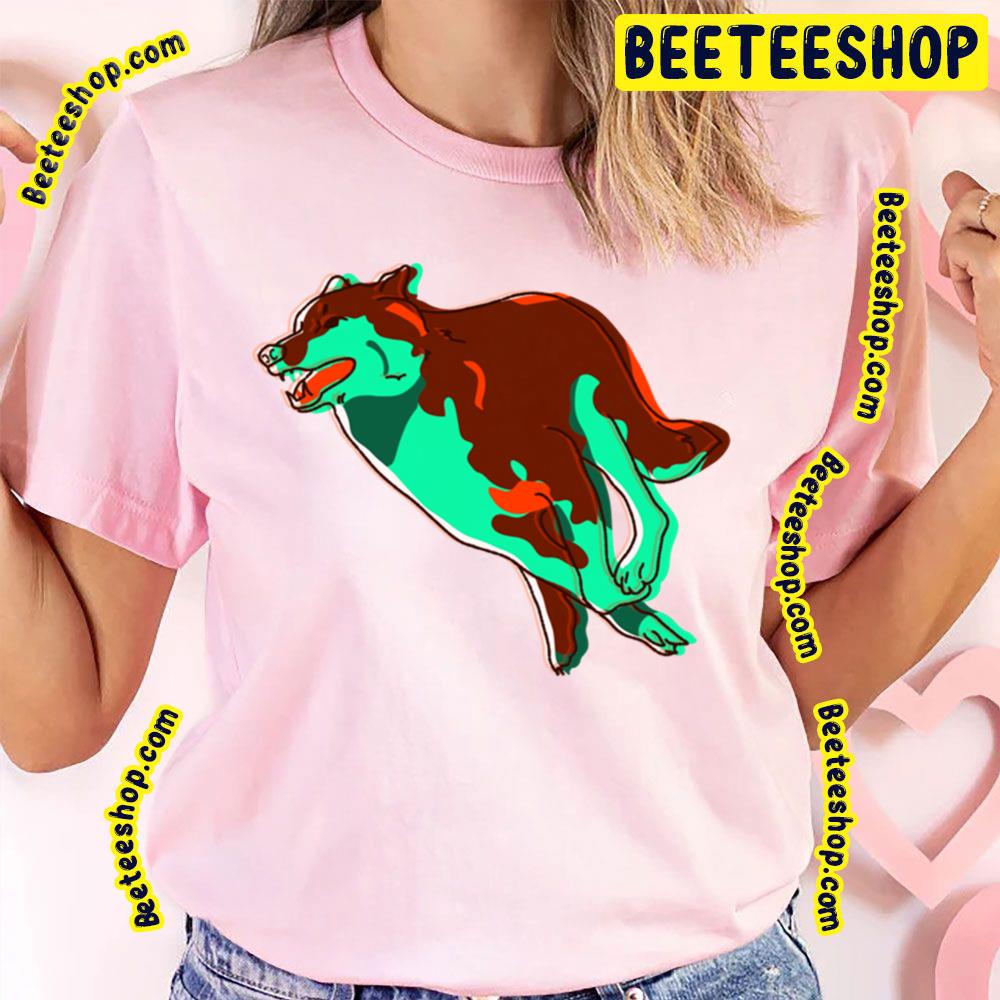 Running Wolf Trending Unisex T-Shirt Running Wolf Trending Unisex T-Shirt