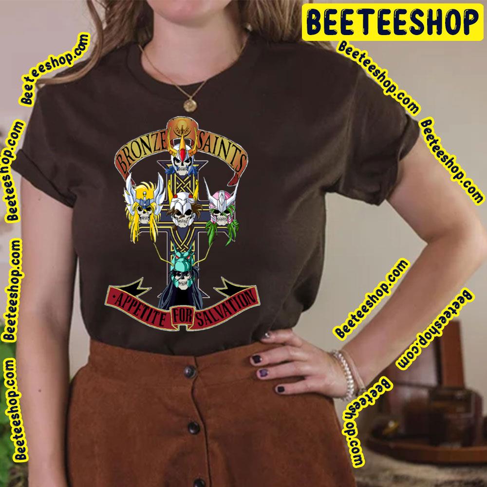 Saint Seiya Appetite For Salvation Trending Unisex T-Shirt Saint Seiya Appetite For Salvation Trending Unisex T-Shirt