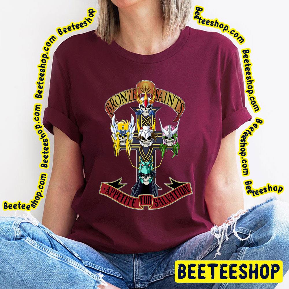 Saint Seiya Appetite For Salvation Trending Unisex T-Shirt Saint Seiya Appetite For Salvation Trending Unisex T-Shirt