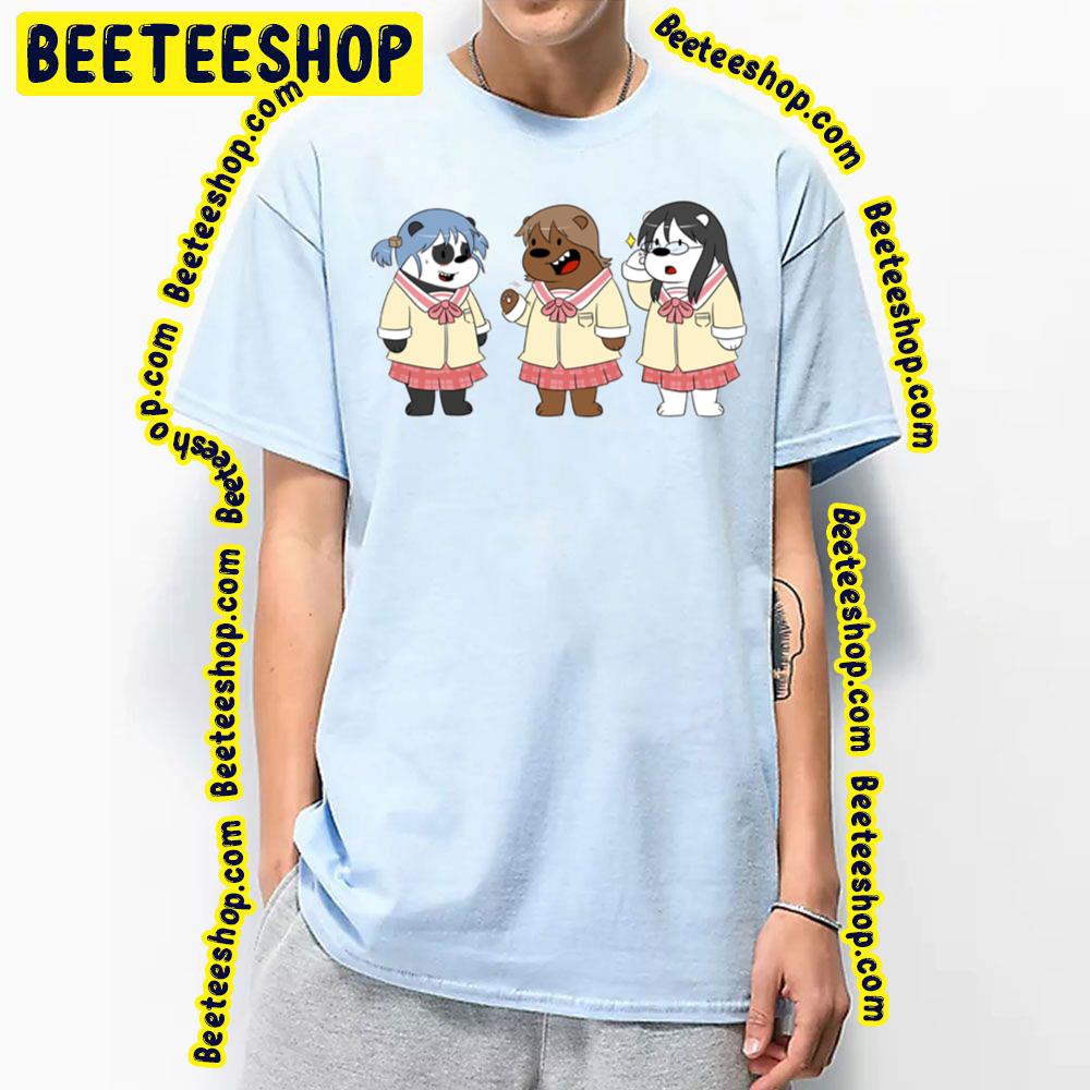 Sakomoto Nichijou Bear Yuuko Aioi Nichijou Trending Unisex T-Shirt Sakomoto Nichijou Bear Yuuko Aioi Nichijou Trending Unisex T-Shirt