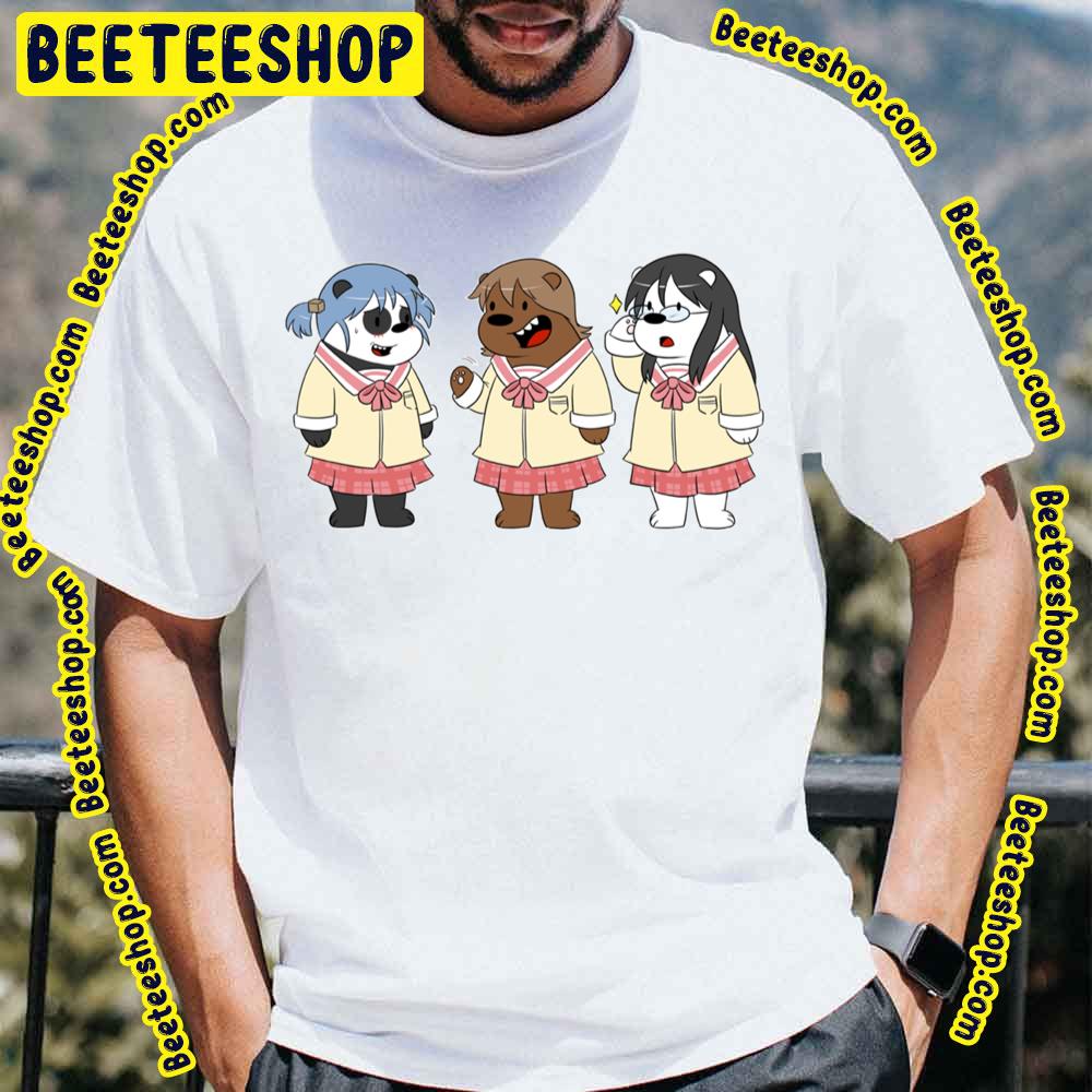 Sakomoto Nichijou Bear Yuuko Aioi Nichijou Trending Unisex T-Shirt Sakomoto Nichijou Bear Yuuko Aioi Nichijou Trending Unisex T-Shirt