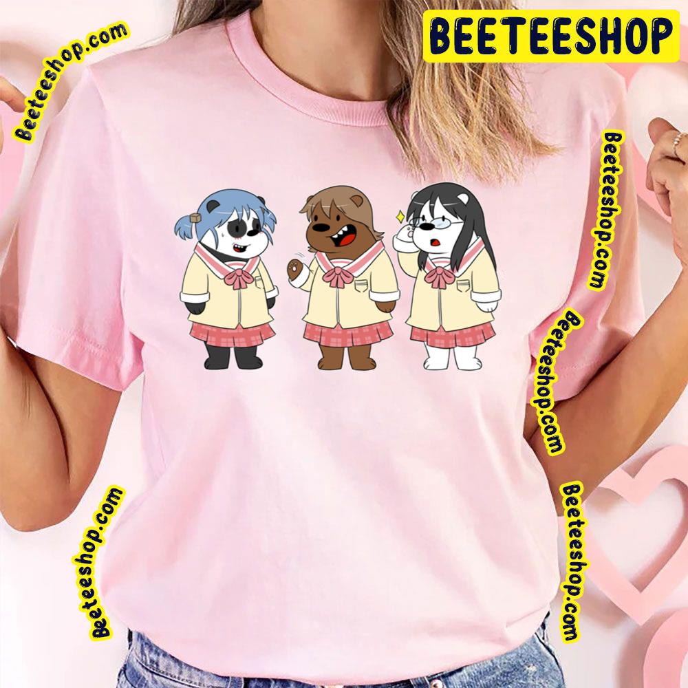 Sakomoto Nichijou Bear Yuuko Aioi Nichijou Trending Unisex T-Shirt Sakomoto Nichijou Bear Yuuko Aioi Nichijou Trending Unisex T-Shirt