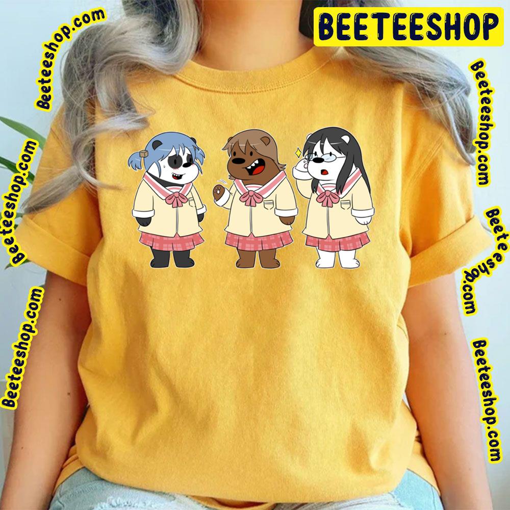 Sakomoto Nichijou Bear Yuuko Aioi Nichijou Trending Unisex T-Shirt Sakomoto Nichijou Bear Yuuko Aioi Nichijou Trending Unisex T-Shirt