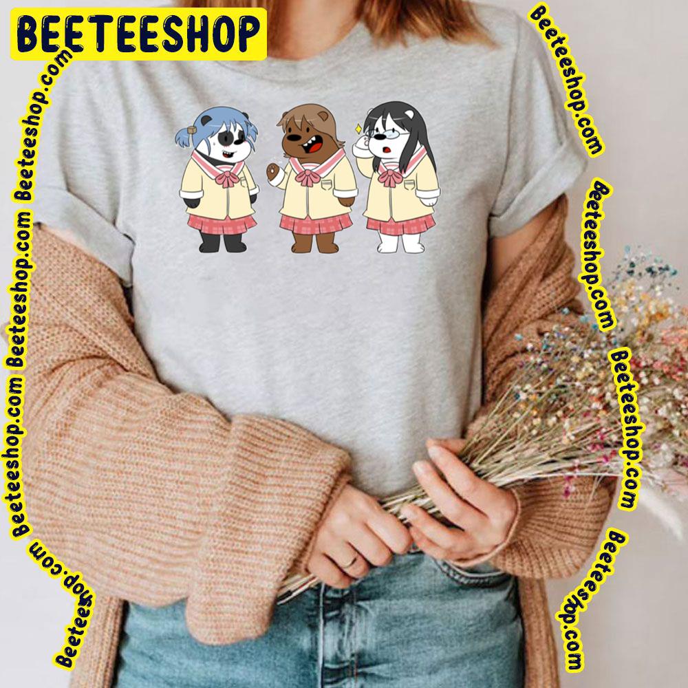 Sakomoto Nichijou Bear Yuuko Aioi Nichijou Trending Unisex T-Shirt Sakomoto Nichijou Bear Yuuko Aioi Nichijou Trending Unisex T-Shirt