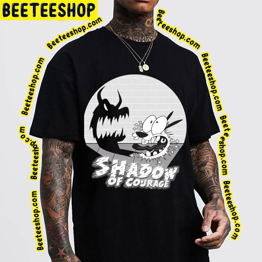 Shadow Of Courage Courage The Cowardly Dog Trending Unisex T-Shirt Shadow Of Courage Courage The Cowardly Dog Trending Unisex T-Shirt