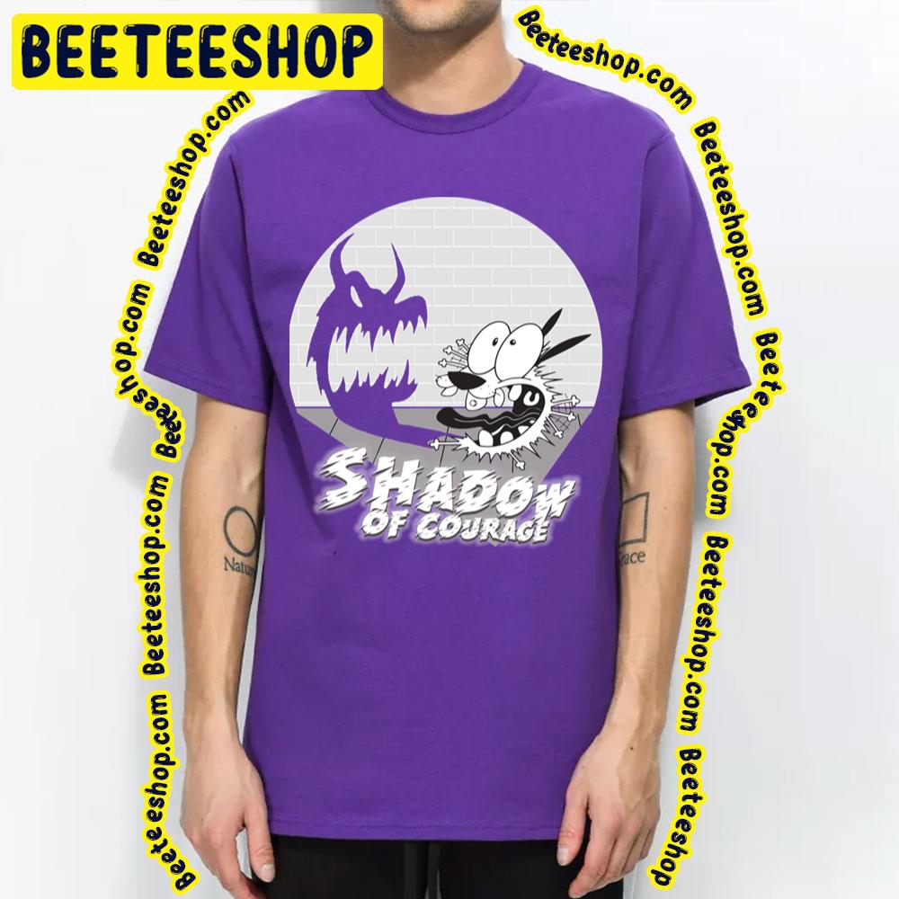 Shadow Of Courage Courage The Cowardly Dog Trending Unisex T-Shirt Shadow Of Courage Courage The Cowardly Dog Trending Unisex T-Shirt