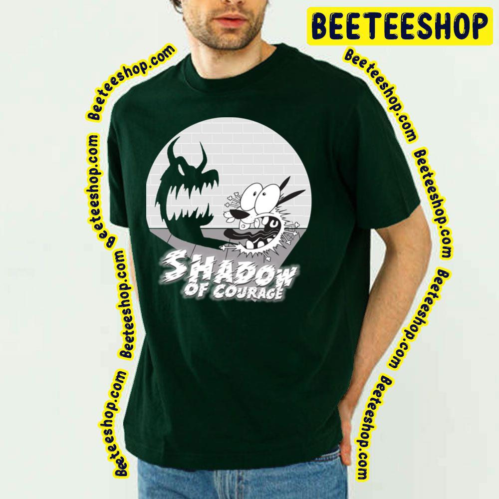 Shadow Of Courage Courage The Cowardly Dog Trending Unisex T-Shirt Shadow Of Courage Courage The Cowardly Dog Trending Unisex T-Shirt
