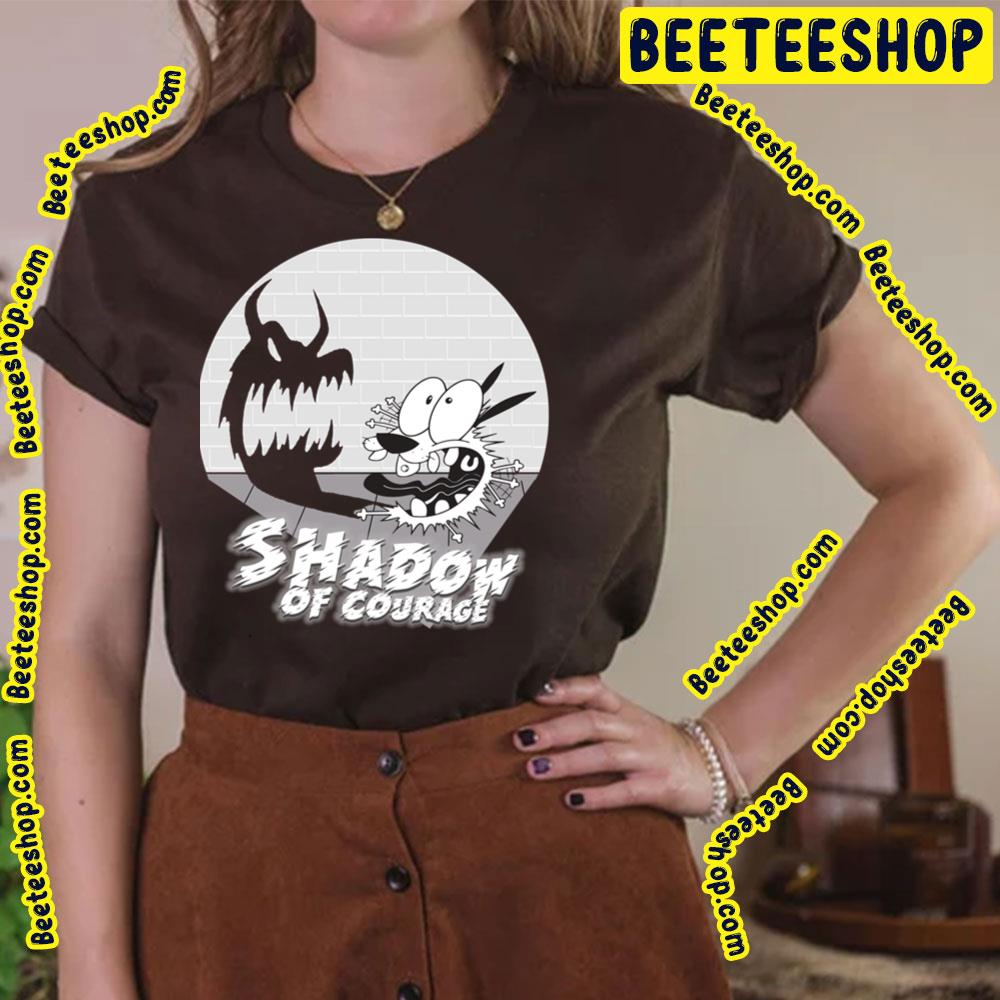 Shadow Of Courage Courage The Cowardly Dog Trending Unisex T-Shirt Shadow Of Courage Courage The Cowardly Dog Trending Unisex T-Shirt