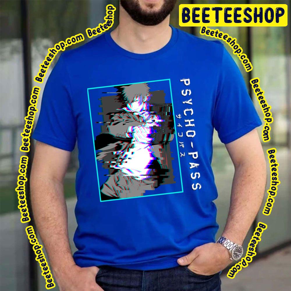 Shinya Kougami Glitchy Psycho-Pass Trending Unisex T-Shirt Shinya Kougami Glitchy Psycho-Pass Trending Unisex T-Shirt