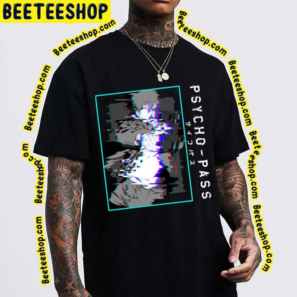 Shinya Kougami Glitchy Psycho-Pass Trending Unisex T-Shirt Shinya Kougami Glitchy Psycho-Pass Trending Unisex T-Shirt
