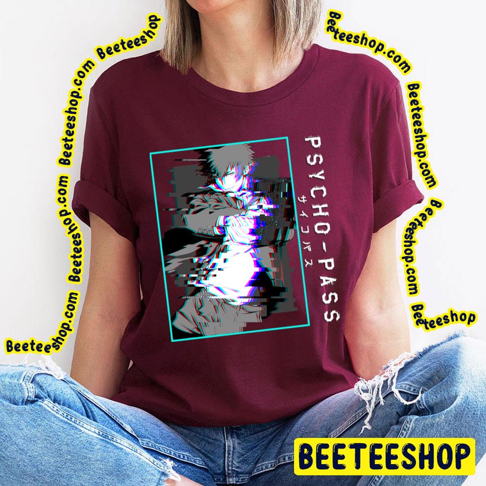 Shinya Kougami Glitchy Psycho-Pass Trending Unisex T-Shirt Shinya Kougami Glitchy Psycho-Pass Trending Unisex T-Shirt