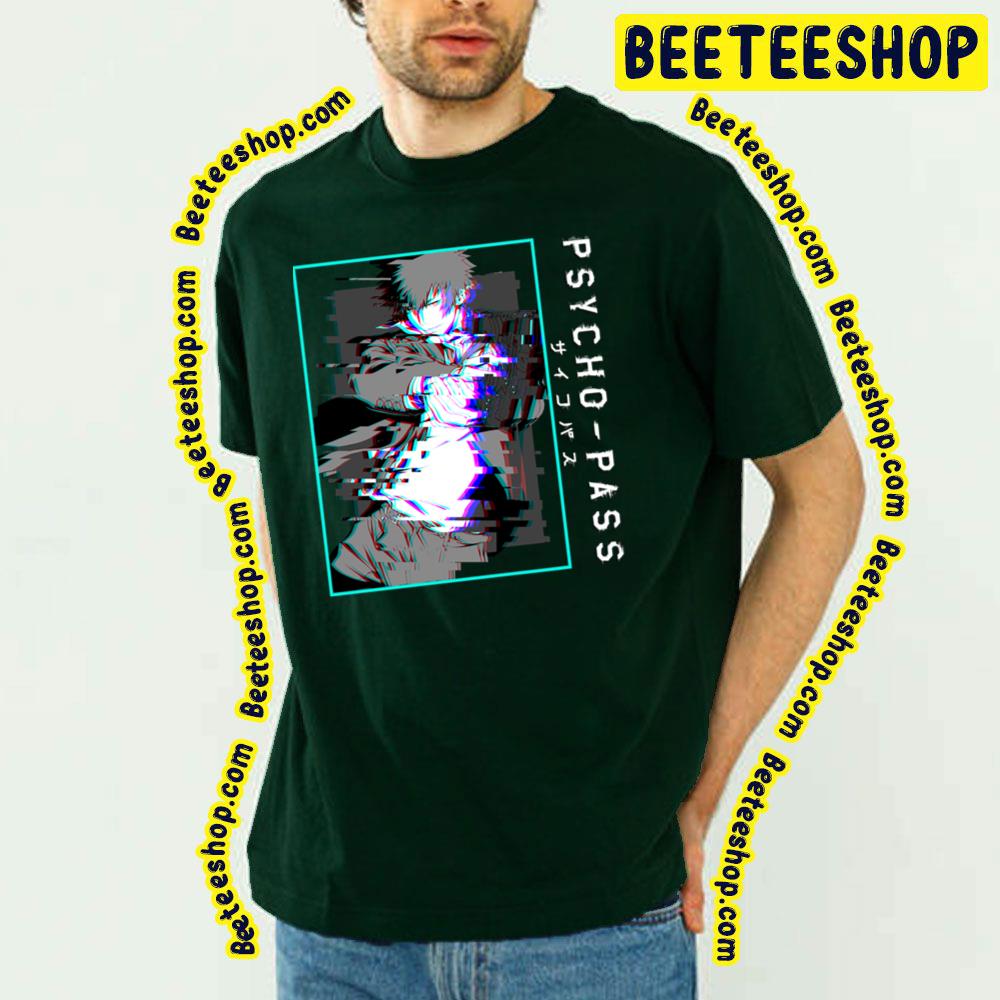 Shinya Kougami Glitchy Psycho-Pass Trending Unisex T-Shirt Shinya Kougami Glitchy Psycho-Pass Trending Unisex T-Shirt