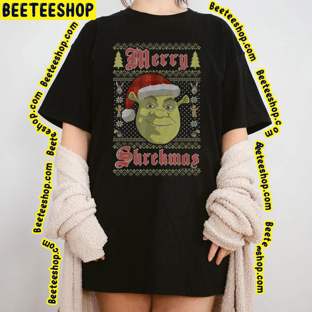 Shrek Merry Shrekmas Ugly Style Christmas Trending Unisex T-Shirt Shrek Merry Shrekmas Ugly Style Christmas Trending Unisex T-Shirt