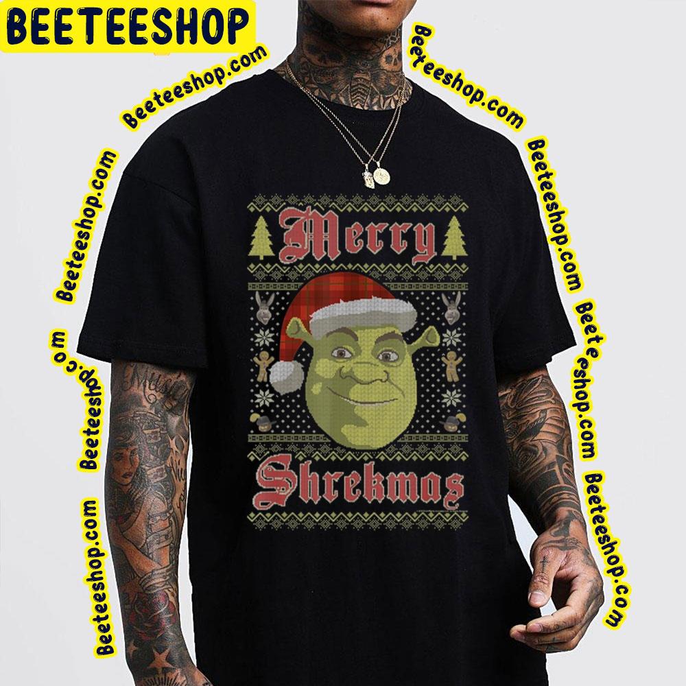 Shrek Merry Shrekmas Ugly Style Christmas Trending Unisex T-Shirt Shrek Merry Shrekmas Ugly Style Christmas Trending Unisex T-Shirt