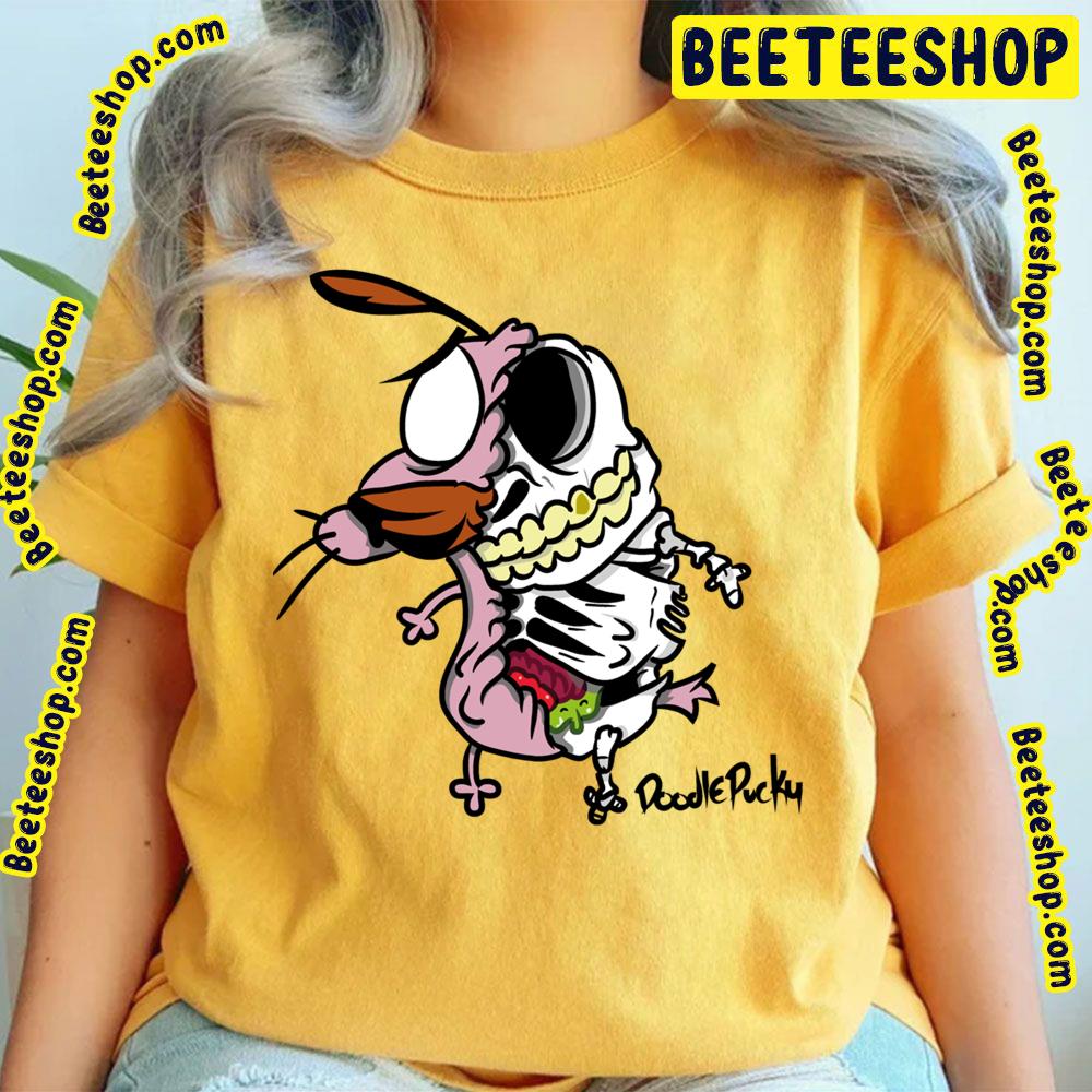 Skeleton Courage The Cowardly Dog Trending Unisex T-Shirt Skeleton Courage The Cowardly Dog Trending Unisex T-Shirt
