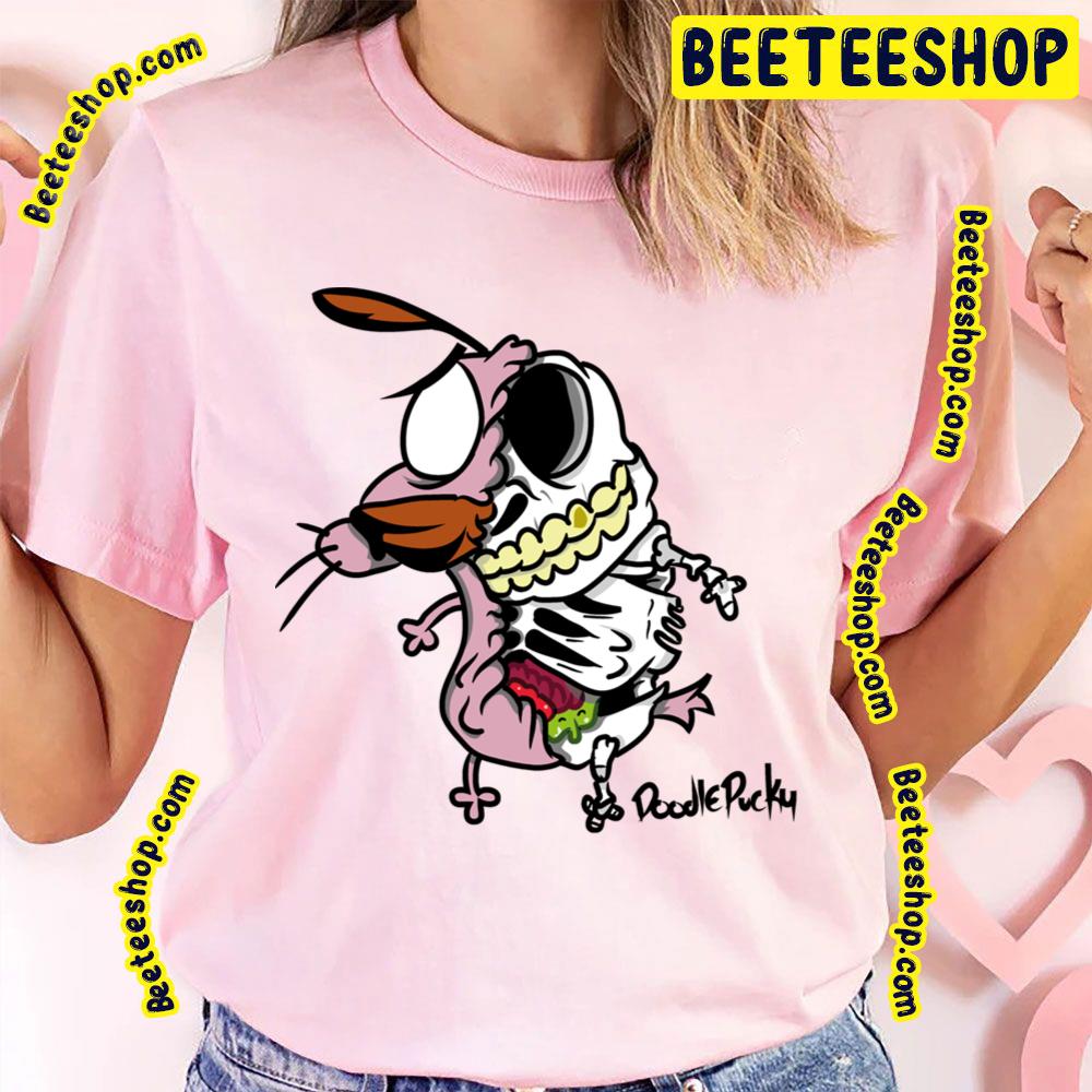 Skeleton Courage The Cowardly Dog Trending Unisex T-Shirt Skeleton Courage The Cowardly Dog Trending Unisex T-Shirt