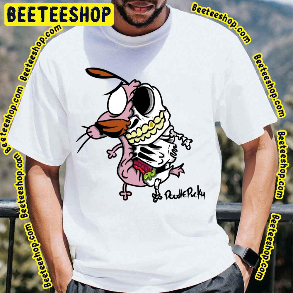 Skeleton Courage The Cowardly Dog Trending Unisex T-Shirt Skeleton Courage The Cowardly Dog Trending Unisex T-Shirt
