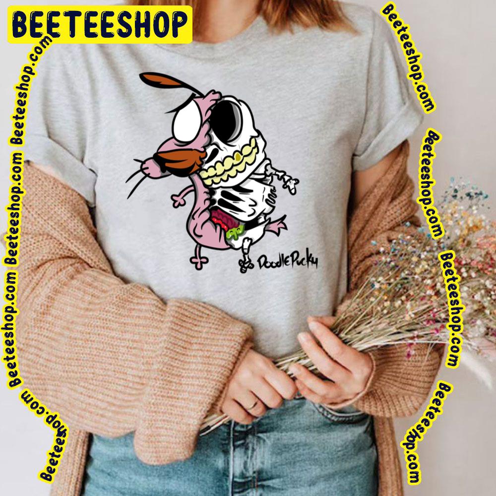 Skeleton Courage The Cowardly Dog Trending Unisex T-Shirt Skeleton Courage The Cowardly Dog Trending Unisex T-Shirt