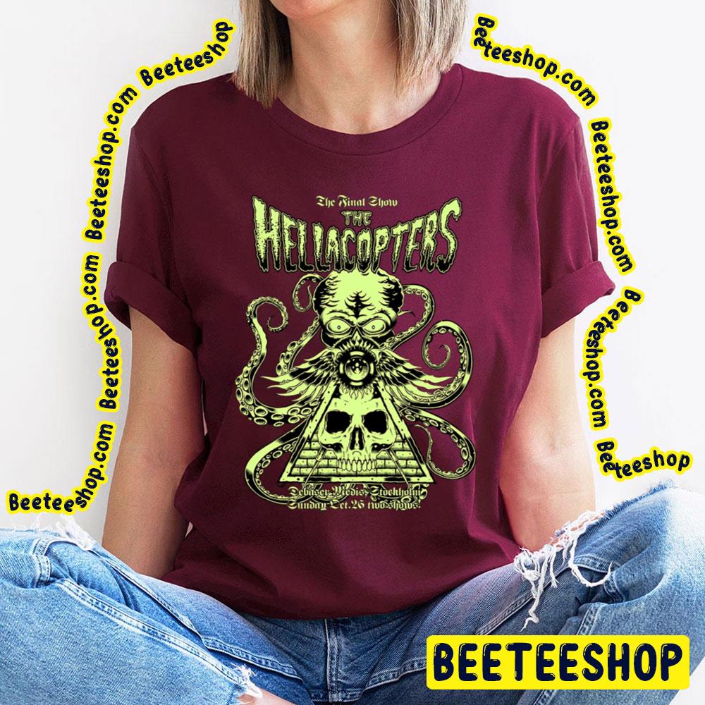 Skull Art The Hellacopters Trending Unisex T-Shirt Skull Art The Hellacopters Trending Unisex T-Shirt