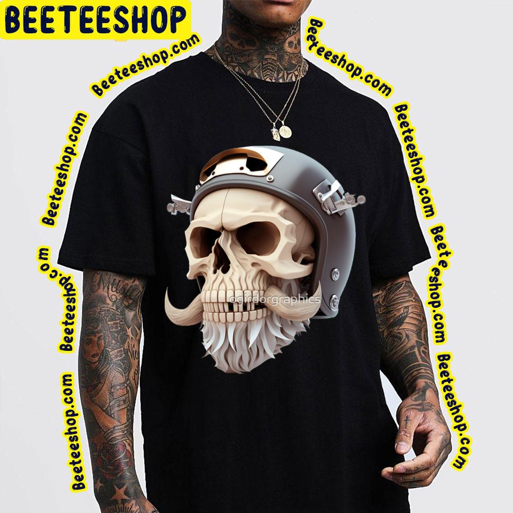 Skull Beard Dark Mechanic Piston Car Motorcycle Trending Unisex T-Shirt Skull Beard Dark Mechanic Piston Car Motorcycle Trending Unisex T-Shirt