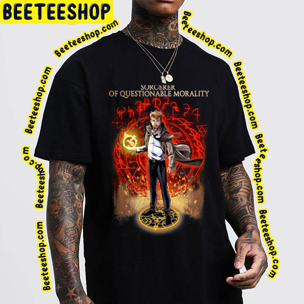 Sorcerer Of Questionable Morality John Constantine Hellblazer Trending Unisex T-Shirt Sorcerer Of Questionable Morality John Constantine Hellblazer Trending Unisex T-Shirt
